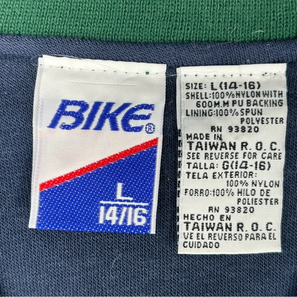 Bike Brand V-Neck Nylon Pullover Size Large (14-16) Boys’